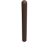 Genbrugsmateriale-stolpe | halvkugleformet hoved � 150 mm | Pullerter uden fr�set rille og reflekser Farve: brun